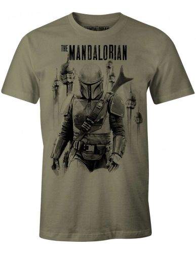 Grooters Pánské tričko Star Wars - Mandalorian vs Stormtroopers Velikost: S