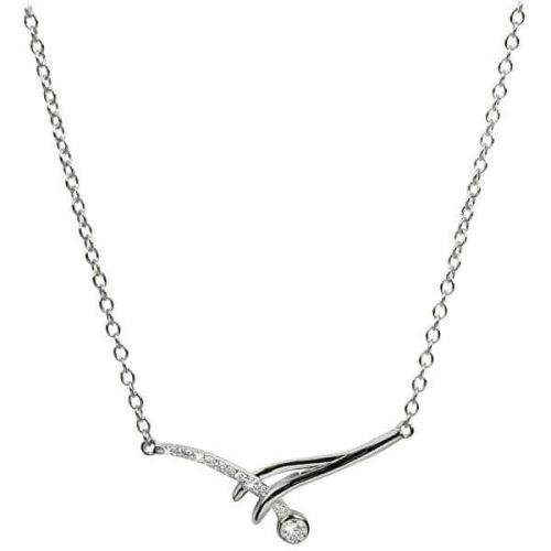 Silver Cat Stříbrný náhrdelník se zirkony SC201 stříbro 925/1000