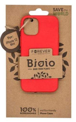 Forever Zadní kryt Bioio pro Apple iPhone 12 mini (5,4") červený GSM102594
