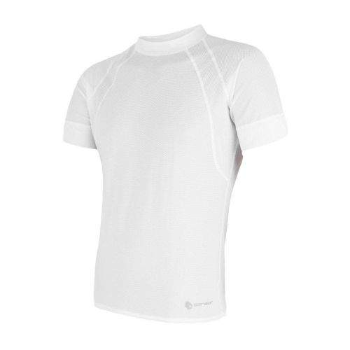 Sensor Coolmax Air pánské triko krátký rukáv - bílá white M