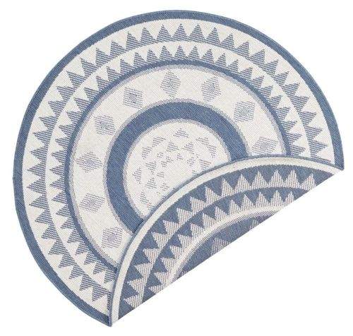 Bougari AKCE: 140x140 (průměr) kruh cm Kusový koberec Twin Supreme 103414 Jamaica blue creme 140x140 (průměr) kruh