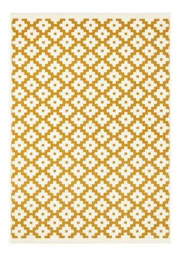 Hanse Home AKCE: 80x150 cm Kusový koberec Celebration 103450 Lattice Gold 80x150