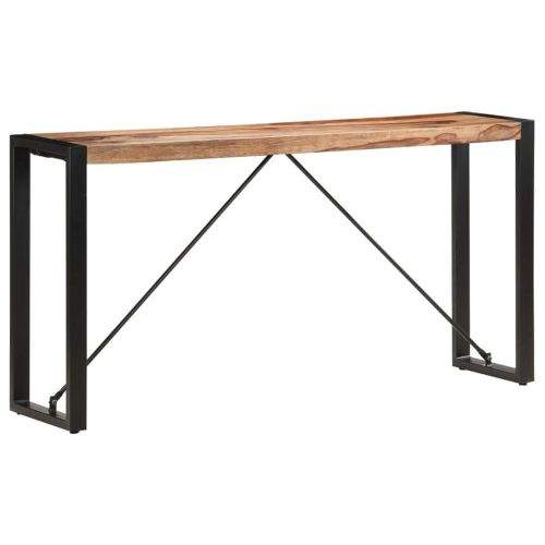 shumee Konzolový stolek 150 x 35 x 76 cm masivní sheeshamové dřevo