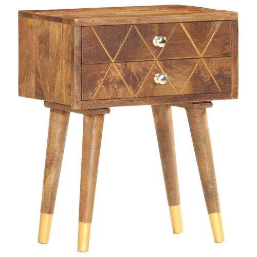 shumee Noční stolek 43 x 30 x 58 cm masivní mangovníkové dřevo
