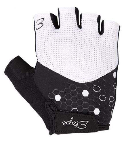 Etape - dámské rukavice BETTY, bílá/černá S