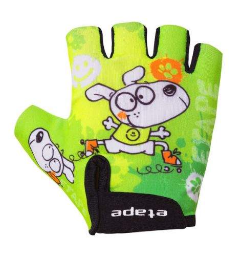 Etape – dětské rukavice TINY, zelená 7-8