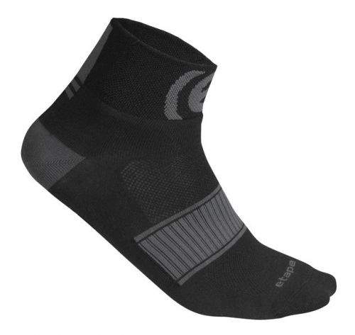 Etape - ponožky SOX, černá/šedá S (35-39)