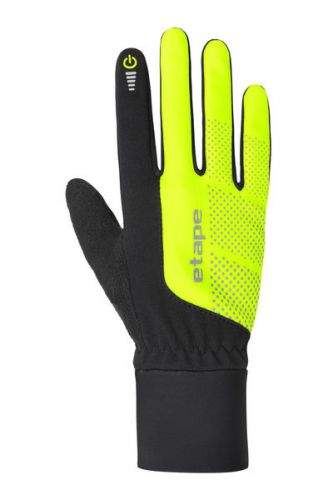 Etape - rukavice Skin WS+, černá/žlutá fluo S