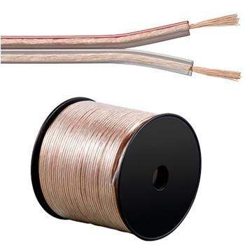 PremiumCord kabel 1m (jenom po 100m cela civka) na propojení reprosoustav 100% CU měď 2x 2,5mm2