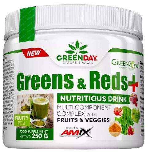 Amix Nutrition Czech Amix Greens & Reds +, Fruity 250g