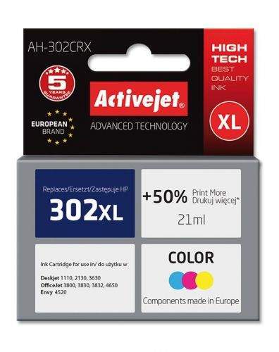 Action ActiveJet ink HP 302XL F6U67AE regenerated AH-302CRX 21 ml