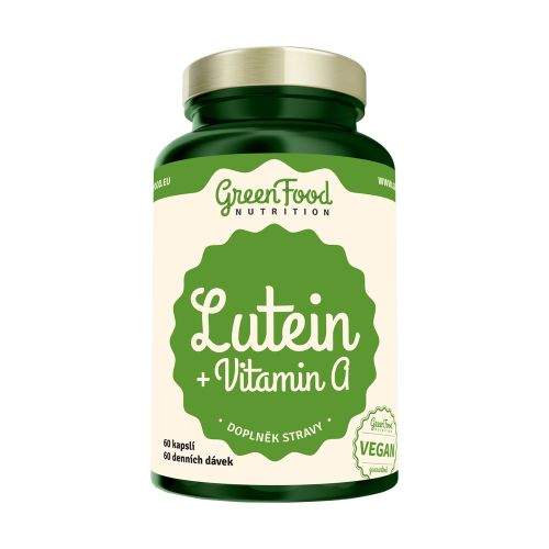 GreenFood Nutrition s.r.o. GreenFood Nutrition Lutein + Vitamin A 60ks