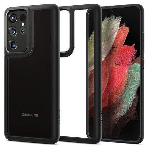 Ochranný kryt Spigen Ultra Hybrid pro Samsung Galaxy S21 ultra černý