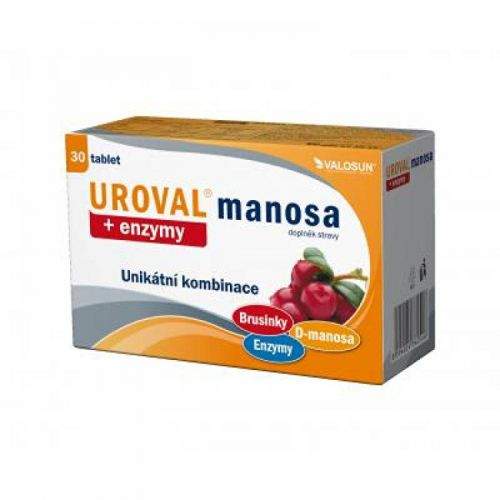 Stada Pharma Walmark Uroval MANOSA + enzymy tbl.30