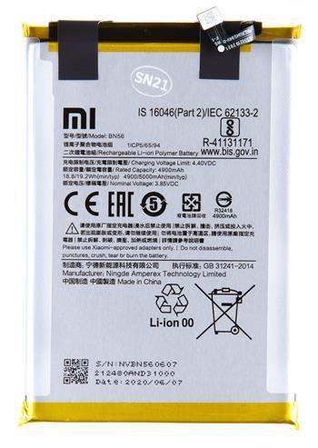 Xiaomi BN56 Original Baterie 5000mAh Service Pack