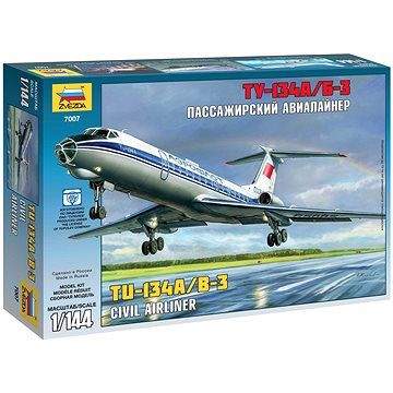 Zvezda Model Kit letadlo 7007 - Tupolev Tu-134B (4600327070074)