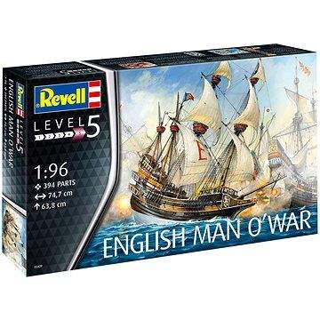 Revell Plastic ModelKit loď 05429 - English Man O'War (4009803054292)