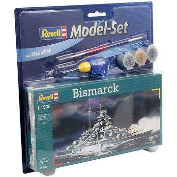 Revell ModelSet loď 65802 - Bismarck (4009803658025)