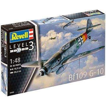 Revell Plastic ModelKit letadlo 03958 - Messerschmitt Bf 109 G-10 (4009803039589)