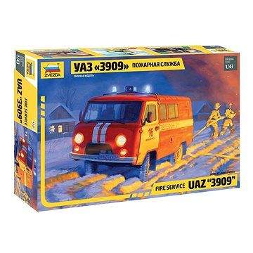 Zvezda Model Kit auto 43001 - Fire service UAZ "3909" (4600327430014)