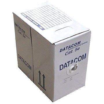 Datacom, licna (lanko), CAT5E, UTP, 305m/box modrý 