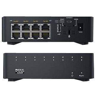 Dell Networking X1008 Smart Web Managed Switch 8x 1GbE ports AC or POE powered/X1008X1008P Limited L