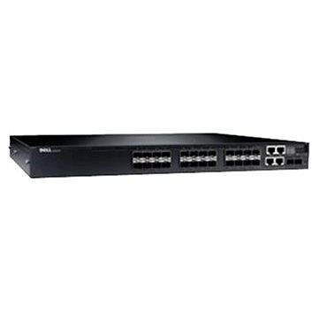 Dell EMC N3024EF-ON Switch, 24x 1GbF, 2x SFP+ 10GbE, 2x GbE combo ports, L3, Stacking, IO to PSU air