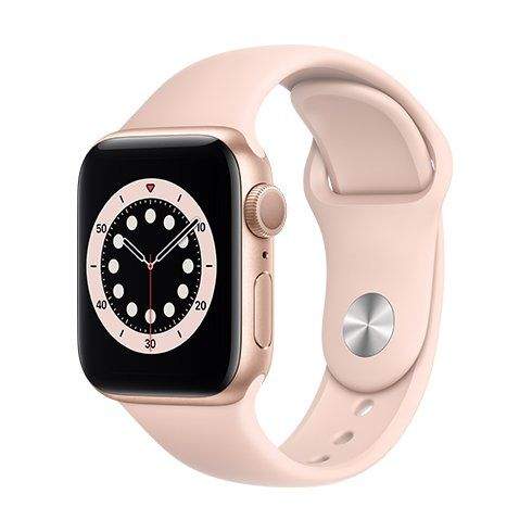 Chytré hodinky Apple Watch S6, 44mm, Gold/Pink Sand SportB