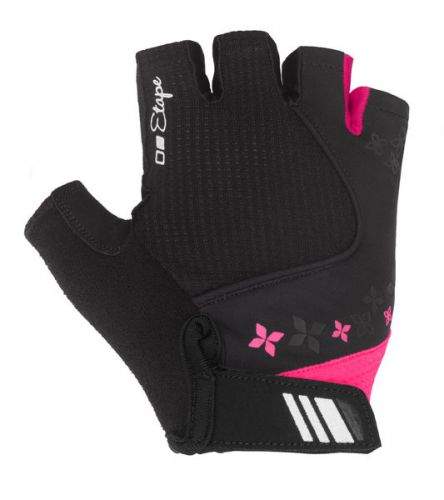 Etape - dámské rukavice AMBRA, černá/růžová S