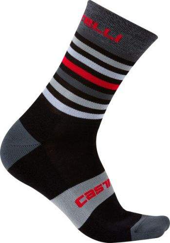 ETAPE Castelli - pánské ponožky Gregge 15, black/red XXL