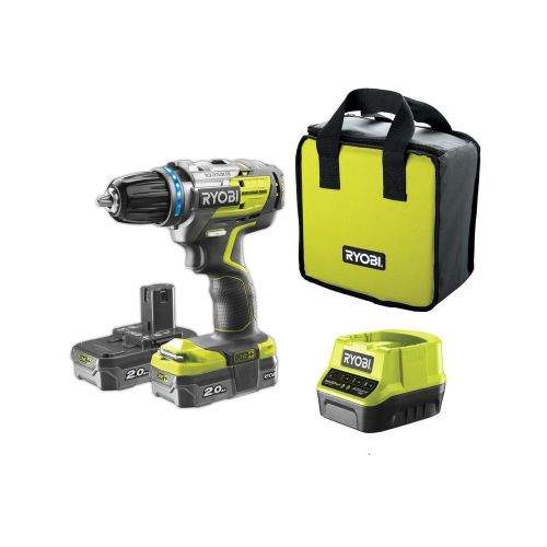 Ryobi R18DDBL-220S - 18V bezkomutátorový vrtací šroubovák