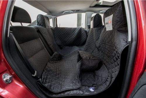 HobbyDog Ochranný potah na sedačky do auta - černý Velikost: 140 / 160 cm