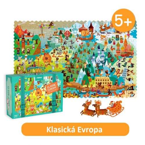 MiDeer Klasická Evropa puzzle 180 ks