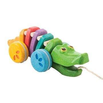 Plan Toys Tančící krokodýl - duhový