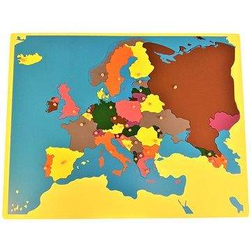 Moyo Montessori Puzzle - mapa Evropa - bez rámečku