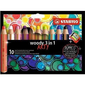 Stabilo Woody Arty 3 in 1 10 barev