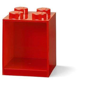 LEGO Brick 4 závěsná police - červená