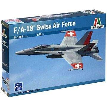 Italeri Model Kit letadlo 1385 - F/A 18 Swiss Air Force