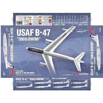 Academy Model Kit letadlo 12618 - USAF B-47