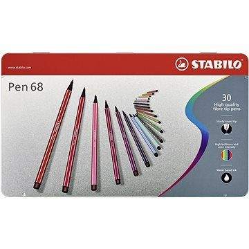 STABILO Pen 68 30 ks kovové pouzdro