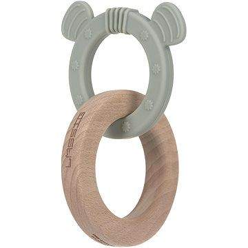 Lässig Teether Ring 2in1 Little Chums cat