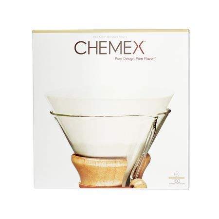 Neskládané papírové filtry pro Chemex - 100 ks