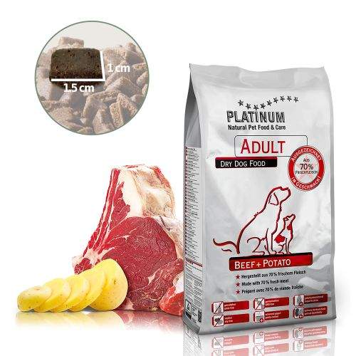 Platinum Natural Beef & Potato - HOVĚZÍ S BRAMBOREM 5 kg