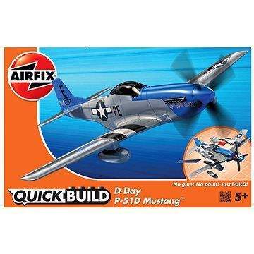 AirFix Quick Build letadlo J6046 - D-Day P-51D Mustang