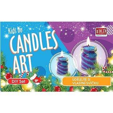 Pexi Candles art - Pískové svíčky 2 ks Zimní