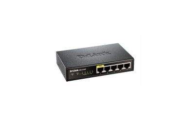 D-Link DES-1005P 5-port 10/100 switch, 4xPoE+,60W