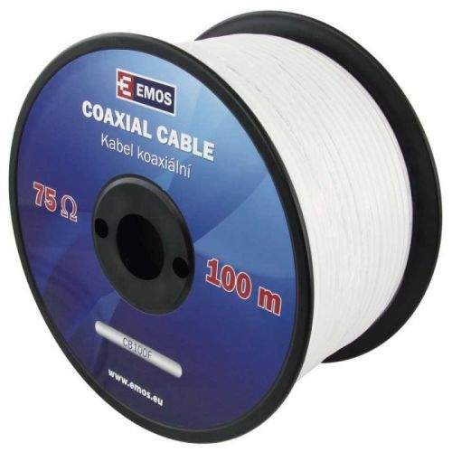 Emos Koaxiální kabel CB100F 100m S5141