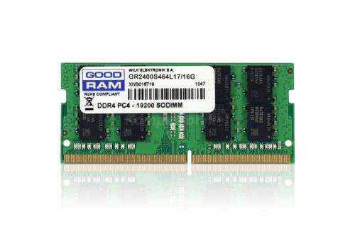Paměť SODIMM DDR4 16GB 2400MHz CL17 GOODRAM