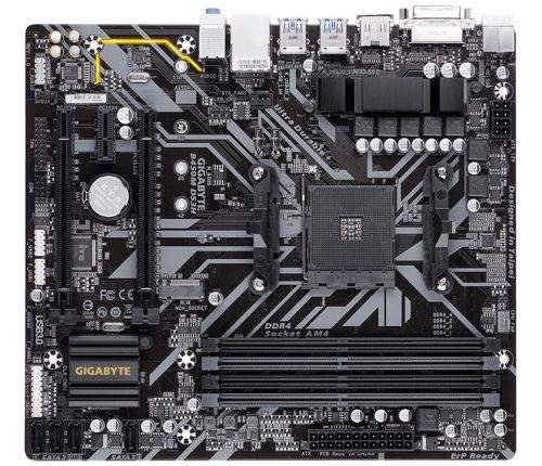 Základní deska GIG B450M DS3H Gigabyte B450M DS3H, AM4, DDR4-3200, USB 3.1, DVI-D/HDMI