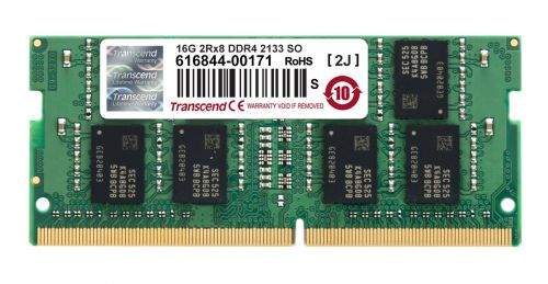 SODIMM DDR4 16GB 2133MHz TRANSCEND 2Rx8 CL15, retail